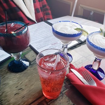Riviera Maya - I got the shirley temple cause I'm a child lol but the margs and sangria looked amazing! - Mexican Near Me - Rockaway, New Jersey