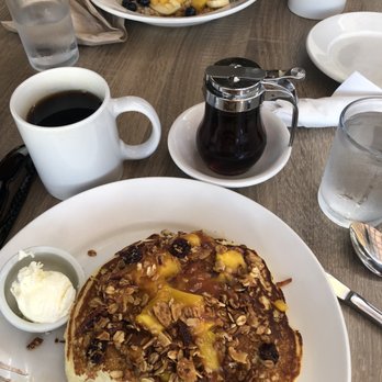 Shorehouse Kitchen - Mango pancakes and steel cut oats - Coffee & Tea Near Me - La Jolla, California Shorehouse Kitchen - Mango pancakes and steel cut oats - Coffee & Tea Near Me - La Jolla, California