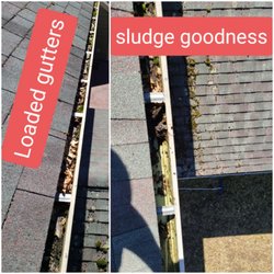 Sean's property services - Cleaning some gutters in Dracut Massachusetts