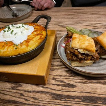 Yardbird - Cornbread and bbq pork sliders. - Southern Near Me - Las Vegas, Nevada Yardbird - Cornbread and bbq pork sliders. - Southern Near Me - Las Vegas, Nevada