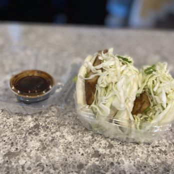 SUKIYA Ramen & Poke - Pork bun (sauce on the side) - Ramen Near Me - Flushing, New York SUKIYA Ramen & Poke - Pork bun (sauce on the side) - Ramen Near Me - Flushing, New York