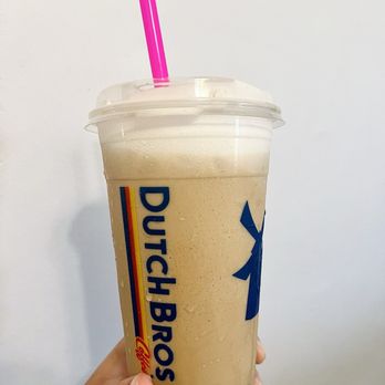 Dutch Bros Coffee - Banana Cream Pie Blended Freeze. - Juice Bars & Smoothies Near Me - Covina, California Dutch Bros Coffee - Banana Cream Pie Blended Freeze. - Juice Bars & Smoothies Near Me - Covina, California