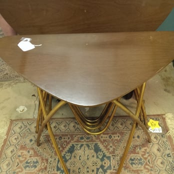 Evolution Home - Mid century modern TV trays tables with stand. - Antiques Near Me - Alexandria, Virginia