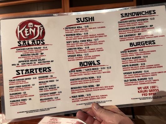 Menu photo 6 Kenji Burger Koloa Koloa, HI Menu photo 6 Kenji Burger Koloa Koloa, HI