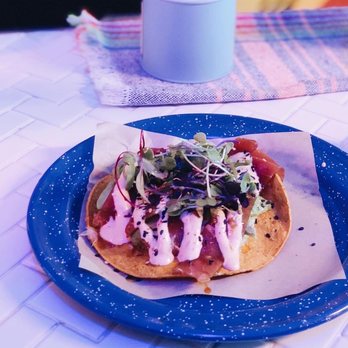 Nixta Taqueria - tuna tostada. pure perfection. if you get one thing, it should be this - Mexican Near Me - Austin, Texas Nixta Taqueria - tuna tostada. pure perfection. if you get one thing, it should be this - Mexican Near Me - Austin, Texas