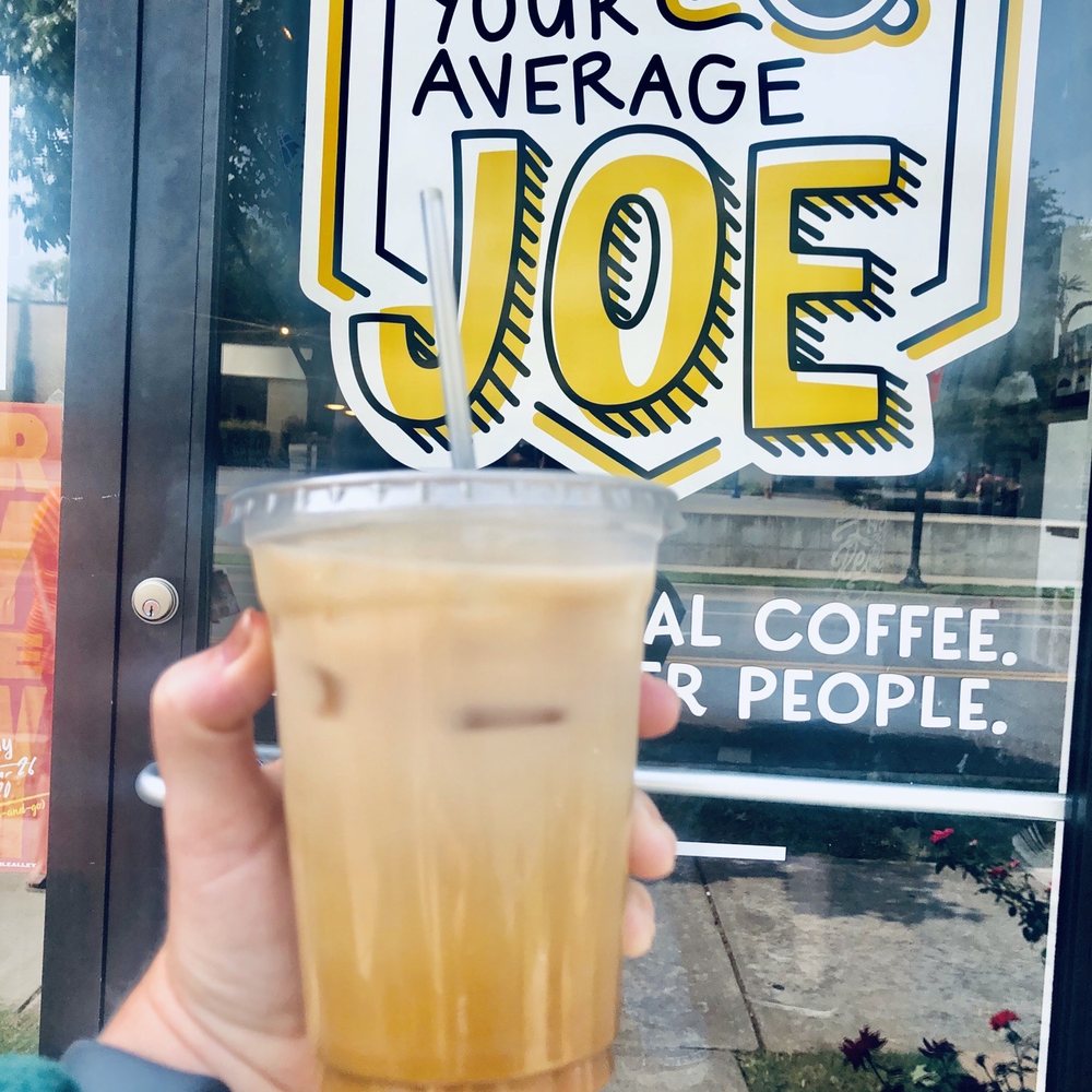 Not Your Average Joe - Iced caramel macchiato with almond milk - Coffee & Tea Near Me - Oklahoma City, Oklahoma Not Your Average Joe - Iced caramel macchiato with almond milk - Coffee & Tea Near Me - Oklahoma City, Oklahoma