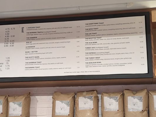 Menu photo 1 Le Cafe Coffee New York, NY Menu photo 1 Le Cafe Coffee New York, NY