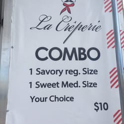 La Creperie - Their combo special!