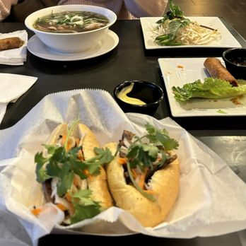 Pho & Grill Olney - M6. Grilled Pork Sandwich, P1. Eye-Round Pho, G4. Spring Roll - Vietnamese Near Me - Olney, Maryland Pho & Grill Olney - M6. Grilled Pork Sandwich, P1. Eye-Round Pho, G4. Spring Roll - Vietnamese Near Me - Olney, Maryland