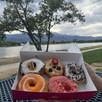 Amy's Donuts - Andes Chocolate Donut, Strawberry Shortcake, Crème Brûlée, S'mores, Orange Creamsicle - Donuts Near Me - Colorado Springs, Colorado
