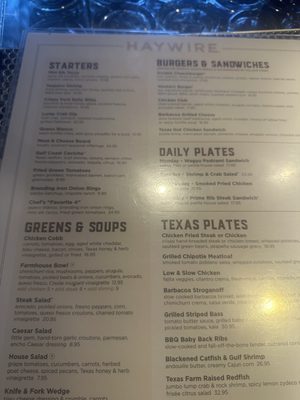 Menu photo 4 Haywire Houston, TX Menu photo 4 Haywire Houston, TX