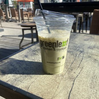 Greenleaf Kitchen & Cocktails - Superfood Matcha Latte with Oat Milk - New American Near Me - Costa Mesa, California Greenleaf Kitchen & Cocktails - Superfood Matcha Latte with Oat Milk - New American Near Me - Costa Mesa, California