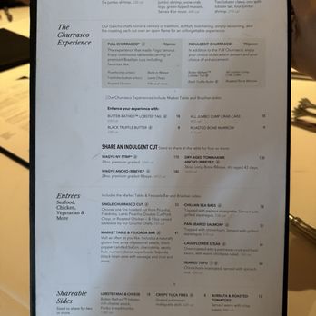 Fogo de Chão - Menu - Steakhouses Near Me - Irvine, California Fogo de Chão - Menu - Steakhouses Near Me - Irvine, California
