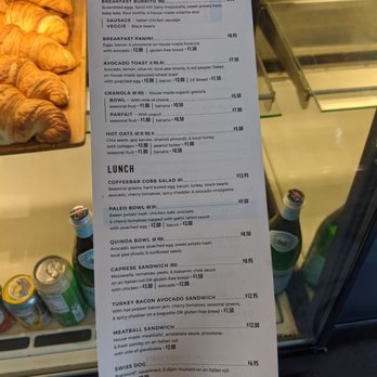 Coffeebar - Food menu - Coffee & Tea Near Me - Reno, Nevada