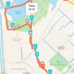 Flevopark - Great run today, exploring the east & Flevopark