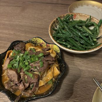 Dumpling The Noodle - Chili the Beef Lamen Garlic String Beans - Noodles Near Me - Seattle, Washington