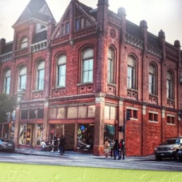 Photo of a picture (exposed there), showing the Cafe's building Photo of a picture (exposed there), showing the Cafe's building