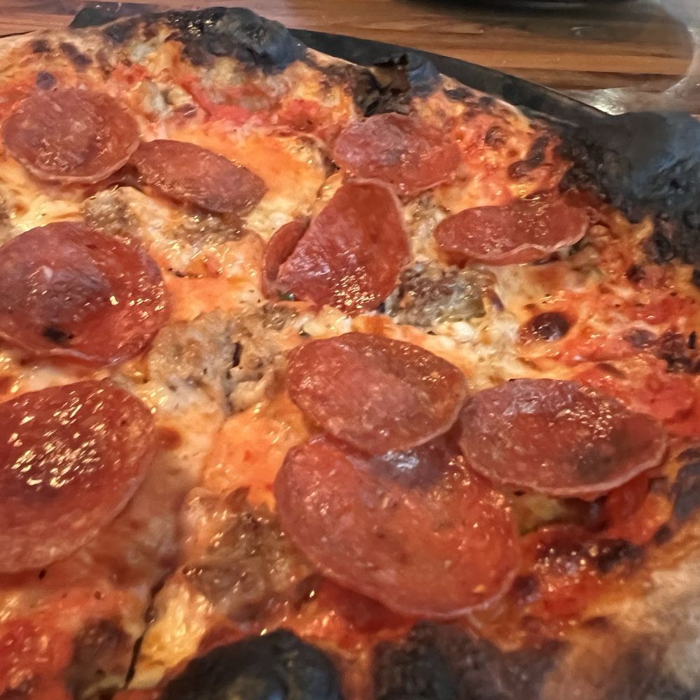 Pie Hard Pizza - My pizza queen with pepperoni & sausage - Desserts Near Me - Waterloo, Illinois