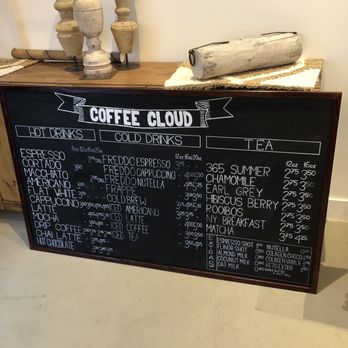 Coffee Cloud - Menu - Coffee & Tea Near Me - Astoria, New York