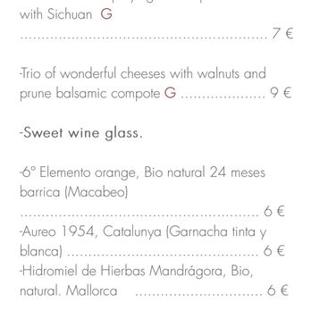 Es Taller - Second page of deserts menu - Spanish Near Me - Valldemossa, PM