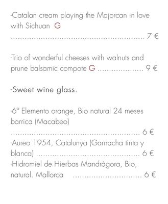 Menu photo 4 Es Taller Valldemossa, PM