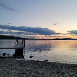 Loon Lodge - View from the beach at sunset!