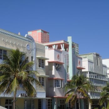 Art Deco Walks - The fabulous Ocean Drive is an art deco wonderland.Let artdecowalks "open" your eyes to its "eyebrows" and portholes! - Tours Near Me - Miami Beach, Florida Art Deco Walks - The fabulous Ocean Drive is an art deco wonderland.Let artdecowalks "open" your eyes to its "eyebrows" and portholes! - Tours Near Me - Miami Beach, Florida