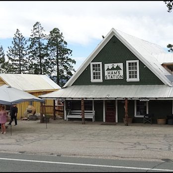 Ham's Station - Today we noticed Chef Bobby set up a grill in the parking lot, in front of the restaurant.  That's a great welcome! - American Near Me - Pioneer, California