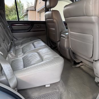 Crowned Detailing - Interior - cleaned second seat - Auto Detailing Near Me Crowned Detailing - Interior - cleaned second seat - Auto Detailing Near Me