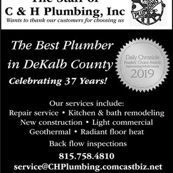 C & H Plumbing - C&H Plumbing, Inc. - Plumbing Near Me - DeKalb, Illinois C & H Plumbing - C&H Plumbing, Inc. - Plumbing Near Me - DeKalb, Illinois