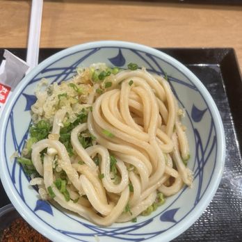 Marugame Udon - Number 9 with shrimp tempura on side - Japanese Near Me - Irvine, California