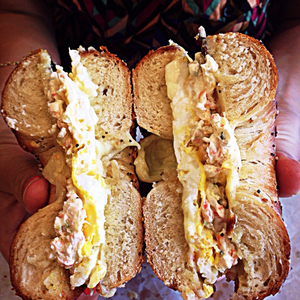 Irving's - Egg, veggie cream cheese on everything. - Coffee & Tea Near Me - State College, Pennsylvania
