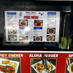 Pika Grill - Menu