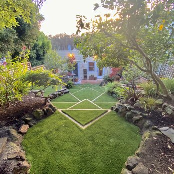 Rainbow Landscape - a garden with a lawn and a house in the background - Landscaping Near Me - San Rafael, California Rainbow Landscape - a garden with a lawn and a house in the background - Landscaping Near Me - San Rafael, California