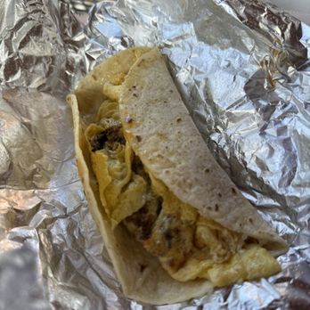 Paco's Tacos - Chorizo egg & cheese - Mexican Near Me - Austin, Texas