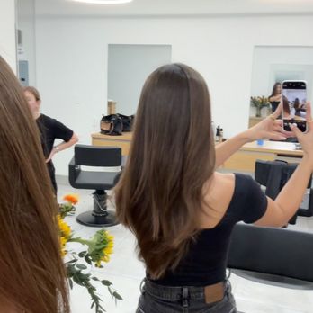 Ivanna's Hair Salon - V cut with long layers and face framing pieces - Hair Salons Near Me - Mountain View, California Ivanna's Hair Salon - V cut with long layers and face framing pieces - Hair Salons Near Me - Mountain View, California