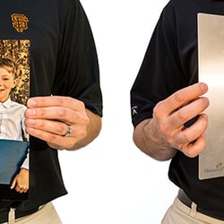 Memento Press - Gift Metal - better & easier than framed photos. Price includes your choice of desk or wall display hardware. Just $25-$79!