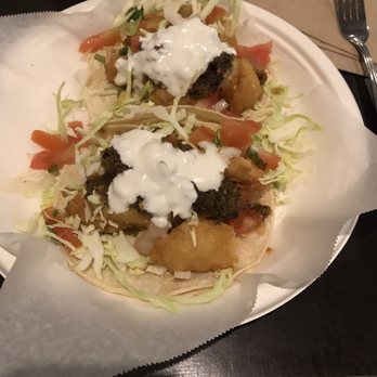 Señor Fish - 2 battered fish tacos - Mexican Near Me - South Pasadena, California Señor Fish - 2 battered fish tacos - Mexican Near Me - South Pasadena, California