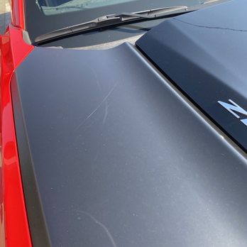 Carter Chevrolet - Hood scratched from them throwing the headliner on it - Car Dealers Near Me - Shelby, North Carolina Carter Chevrolet - Hood scratched from them throwing the headliner on it - Car Dealers Near Me - Shelby, North Carolina
