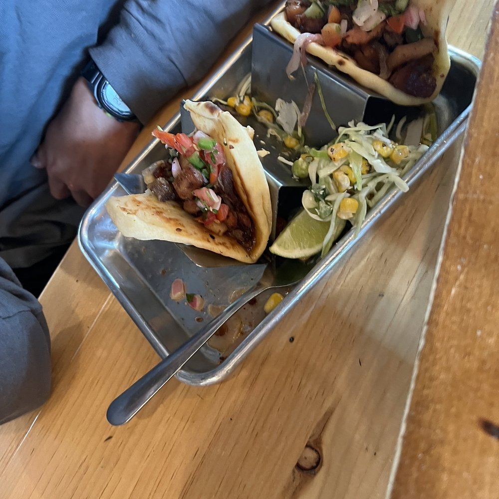 Mammoth Brewing - Pork belly tacos - Breweries Near Me - Mammoth Lakes, California