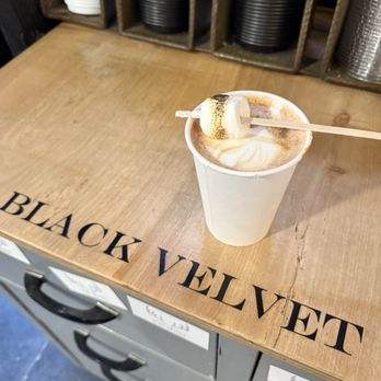 Black Velvet Coffee - Smores latte - Coffee & Tea Near Me - Mammoth Lakes, California Black Velvet Coffee - Smores latte - Coffee & Tea Near Me - Mammoth Lakes, California