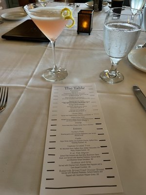 Menu photo 2 Table at Crestwood Boone, NC