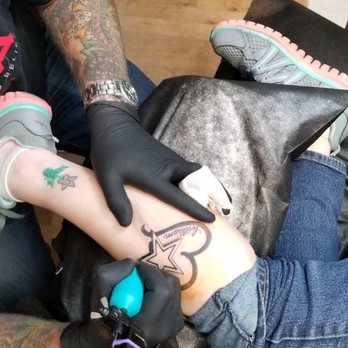 Made To Last Tattoo - Terri getting her tat. - Tattoo Near Me - Charlotte, North Carolina Made To Last Tattoo - Terri getting her tat. - Tattoo Near Me - Charlotte, North Carolina