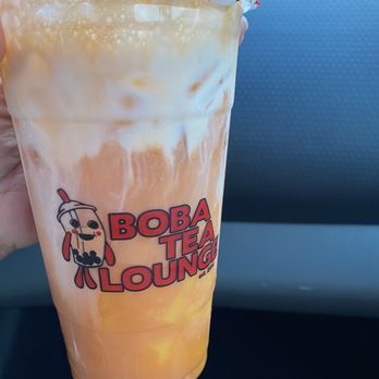 Boba Tea Lounge - Thai tea with pudding and sea salt foam. - Coffee & Tea Near Me - Covina, California