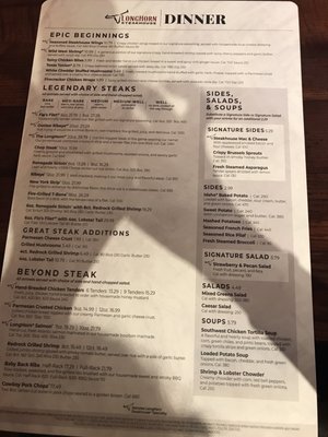 Menu photo 7 LongHorn Steakhouse Tucson, AZ Menu photo 7 LongHorn Steakhouse Tucson, AZ