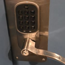Nashville Riverfront Lofts - Keypad in other rooms with keys showing