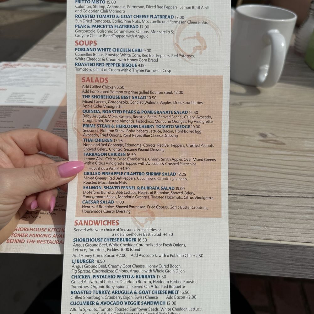 Shorehouse Kitchen - lunch food menu - Coffee & Tea Near Me - La Jolla, California Shorehouse Kitchen - lunch food menu - Coffee & Tea Near Me - La Jolla, California