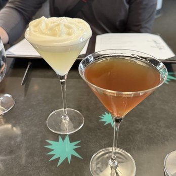 Coyote Cafe - Weird cocktails: Salty Señorita and Angels Share - New American Near Me - Santa Fe, New Mexico
