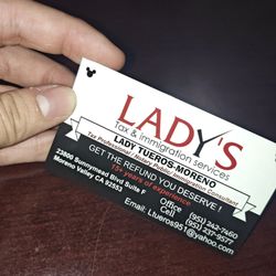 Lady's Tax and Immigration Services - Go to lady's tax if you need to get your paperwork done fast and affordable. Went in and it only took 10-15 minutes