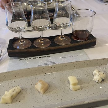 DelecTable - Cheese and wine pairing while we waited for homemade ice cream! - New American Near Me - Madison, Wisconsin